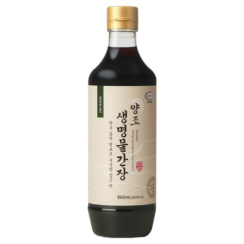 신앙촌 양조 생명물간장, 860ml, 1개