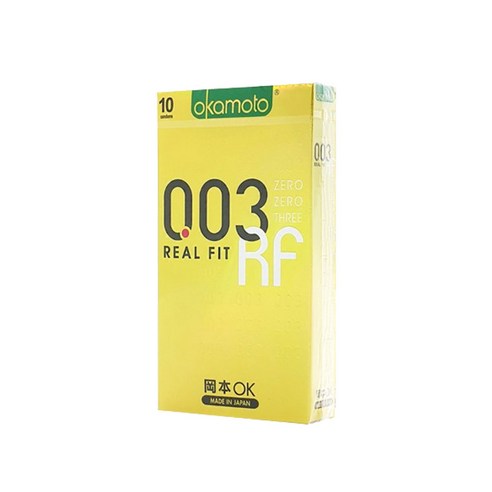 오카모토 0.03 리얼핏 RF 일반형 콘돔, 10개입, 1개