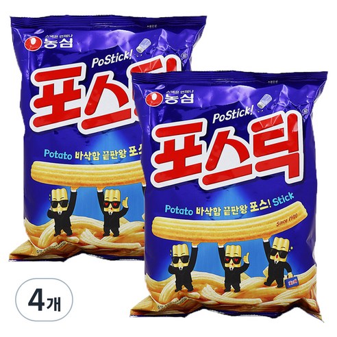 포스틱 과자, 4개, 84g