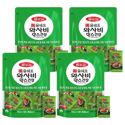움트리 와사비믹스 간장, 10g, 400개