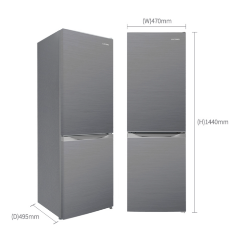 제한된 공간에 이상적인 컴팩트하고 에너지 효율적인 방문 설치형 냉장고