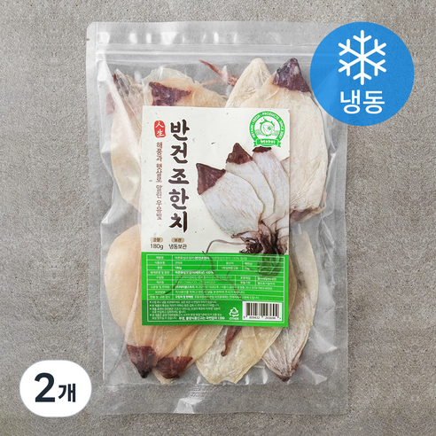 해야미 마른화살오징어 (냉동), 180g, 2개