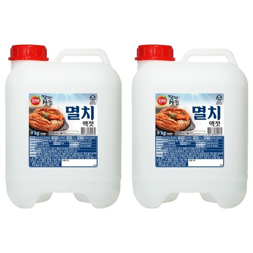 진미 잘되는 맛집 멸치 액젓, 2개, 9kg