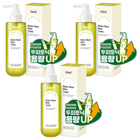 달리프 클로렐라 베러 루트 헤어토닉, 150ml, 3개