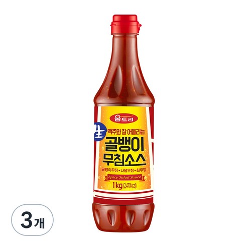 움트리 골뱅이무침소스, 1kg, 3개