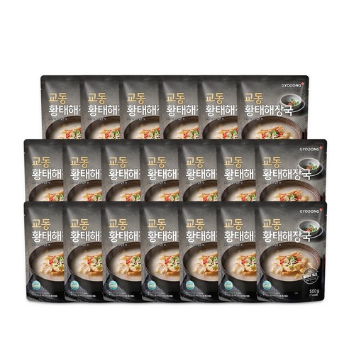 교동 황태해장국, 500g, 20개