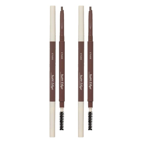 에뛰드 베어 엣지 슬림 브로우 0.1g, 02 내추럴 브라운, 2개