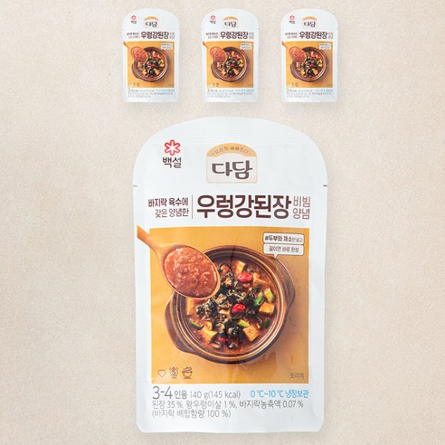 Read more about the article 다담 우렁 강된장 양념 140g, 4개입 – 간편하고 깊은 맛의 한끼 요리를 즐기세요