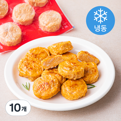 Rally 닭가슴살 볼 땡초 (냉동), 100g, 10개