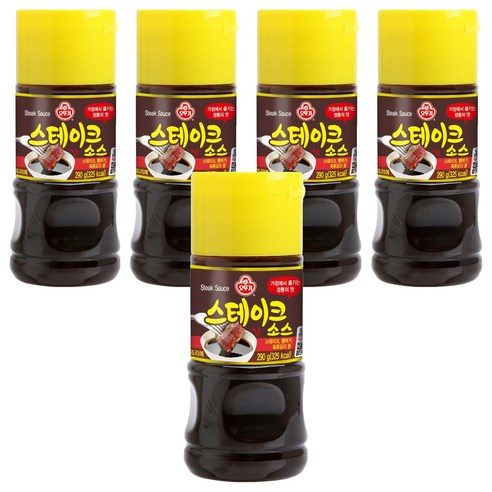 오뚜기 스테이크 소스, 290g, 5개