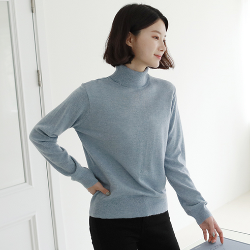 女人 時尚 服裝 頂部 高領毛衣 針織 毛衣 成年女子 成年女性 婦女