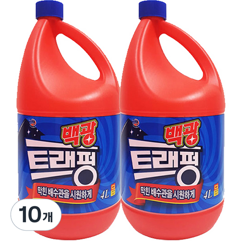 백광 트래펑 세정제, 4L, 10개
