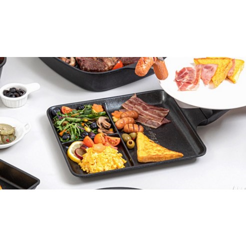 효율적인 요리의 새로운 기준, 퀸센스 인덕션 프리미엄 엣지 블랙 나눔팬