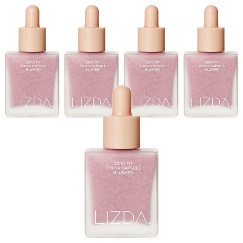 리즈다 제로 핏 컬러 캡슐 블러셔 10ml, 핑크 페어리, 5개