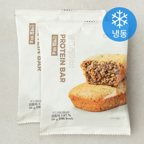 단백질과자점 얼그레이바 빵 (냉동), 66g, 1개입, 2개
