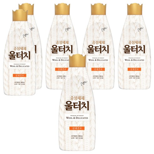 울터치 중성 세제 본품, 1000ml, 6개