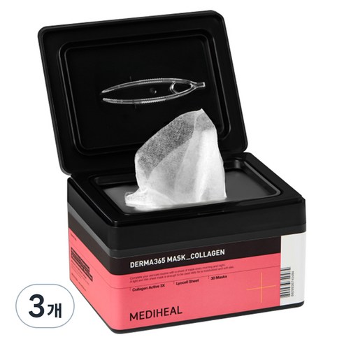 메디힐 더마365 마스크 콜라겐, 30개입, 3개