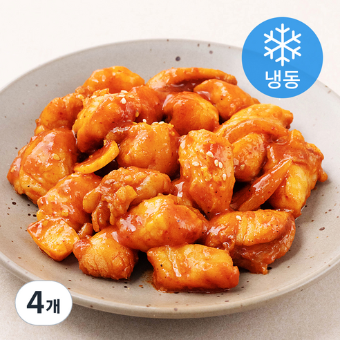 진신 순살 아귀 볶음 (냉동), 4개, 300g