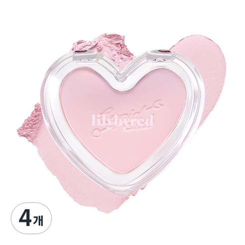 릴리바이레드 러브빔 블러 치크 4.3g, 01 체리블러, 4개