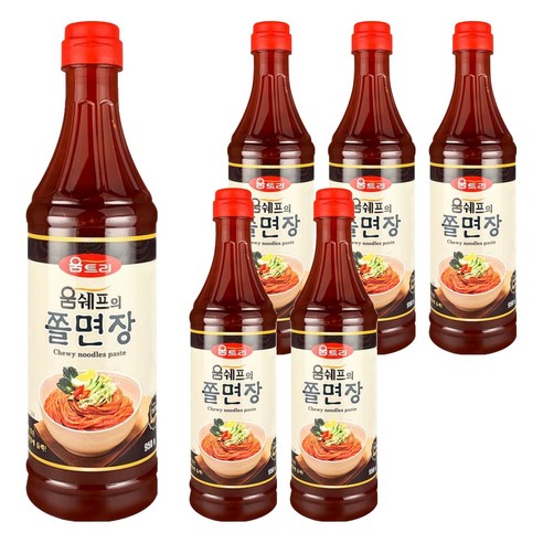 움트리 움쉐프의 쫄면장, 950g, 6개