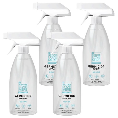 네이쳐러브메레 유아용 뿌리는 소독제, 500ml, 4개