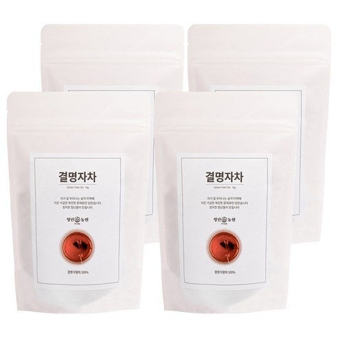 청년농원 저온가공 결명자차 삼각티백, 1g, 50개입, 4개