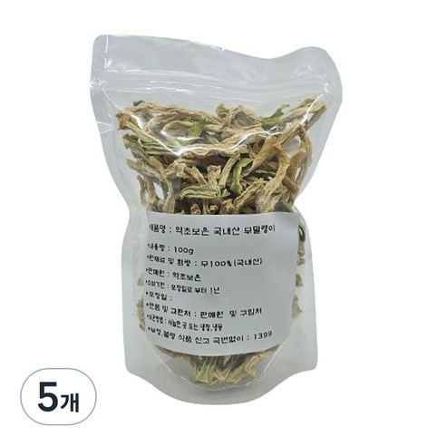 약초보은 건무말랭이, 100g, 5개