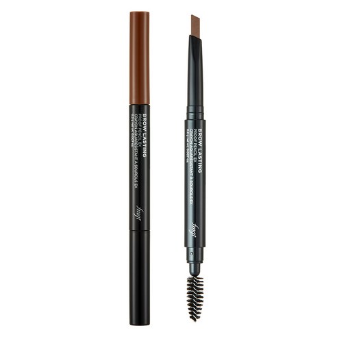 더페이스샵 브로우래스팅 프루프 아이브로우 펜슬 EX 0.2g, 04 그레이브라운, 2개