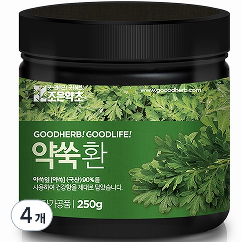 조은약초 프리미엄 약쑥환, 250g, 4개
