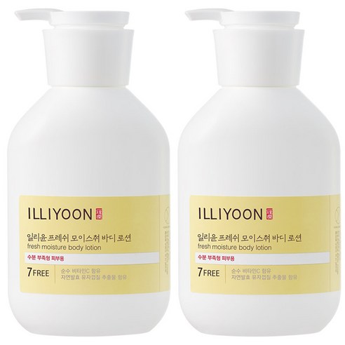 일리윤 프레쉬 모이스춰 바디로션, 350ml, 2개