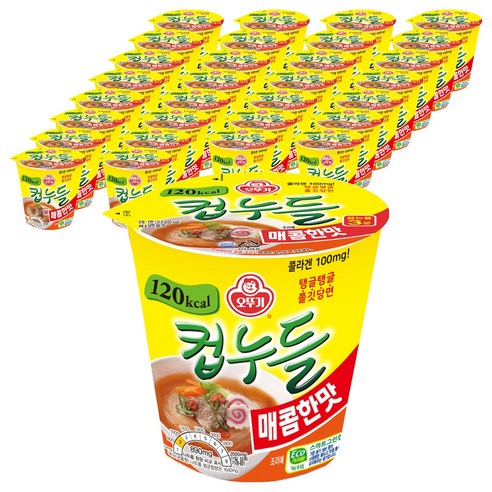 오뚜기 컵누들 매콤한맛 37.8g
