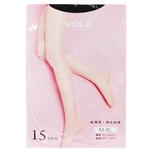 VOLA 薇菈 加大褲型透膚絲襪