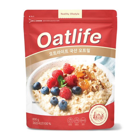 오트라이프 국산 오트밀, 600g, 1개
