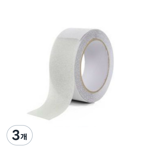 그루터기친구 6논슬립 테이프 투명 5cm x 10m, 3개