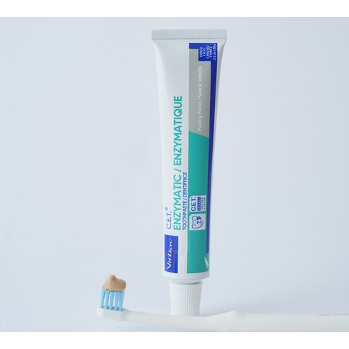 맛있게 양치하고 건강하게 뽀뽀하세요! 버박 CET 치약 닭고기맛으로 댕댕이 구강 건강 지키기