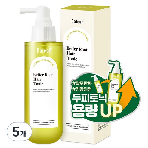 달리프 클로렐라 베러 루트 헤어토닉, 150ml, 5개