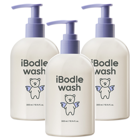 아이보들 워시 바디클렌저, 300ml, 3개