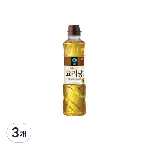 청정원 달콤한 끈기 요리당, 700g, 3개