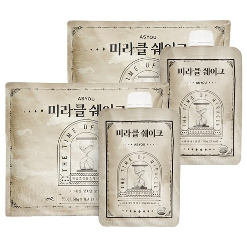 애즈유 환인제약 미라클 쉐이크, 50g, 14개