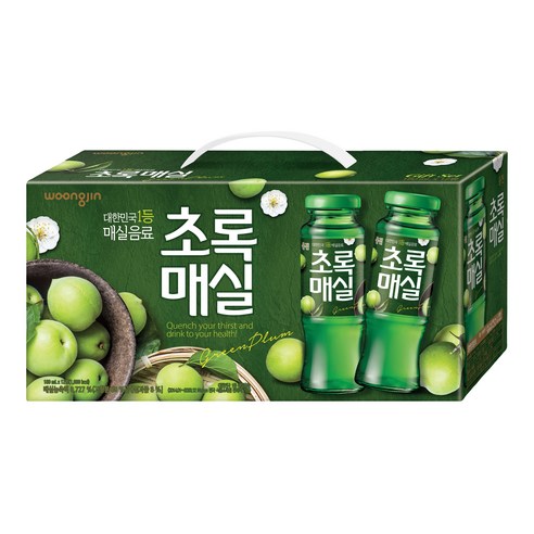 초록매실 음료선물세트, 180ml, 12개