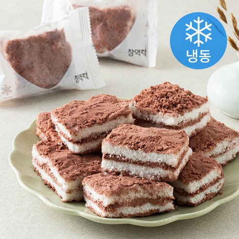 창억떡 팥설기 10입 (냉동), 500g, 1개
