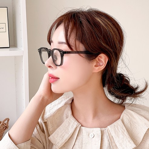 딥톡 심플 남녀공용 뿔테 안경테 GL02
