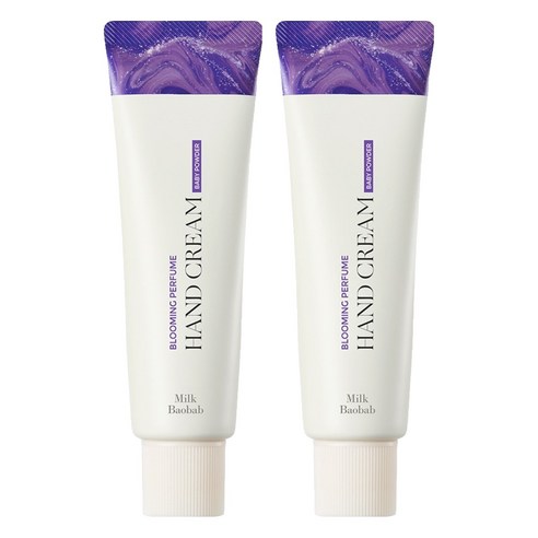 밀크바오밥 블루밍 퍼퓸 핸드크림 베이비파우더향 기획세트, 50g, 2개