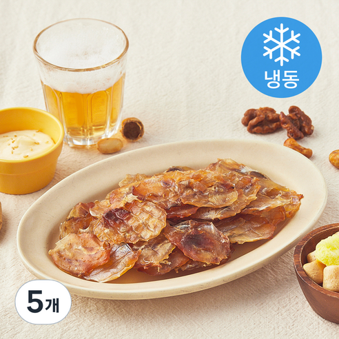 주안상점 쥐치구운포 (냉동), 100g, 5개