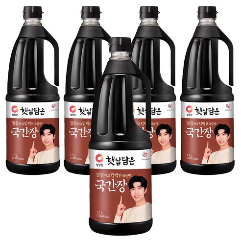 햇살담은 국간장, 1.7L, 5개