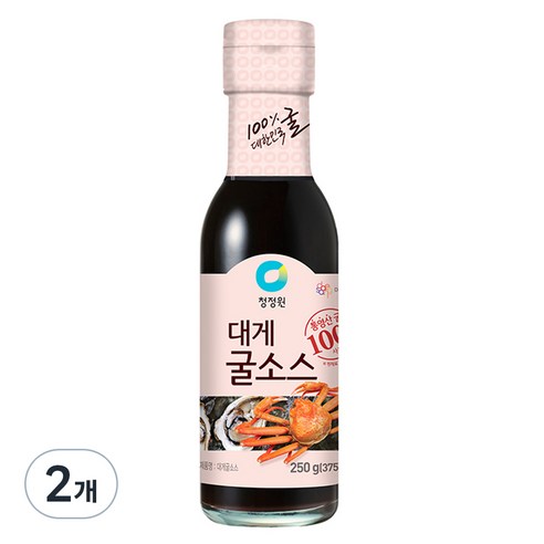 대상 청정원 대게 굴 소스, 250g, 5개 청정원굴소스