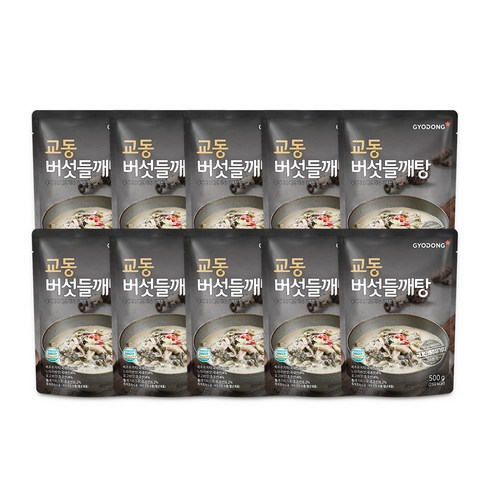 교동식품 버섯 들깨탕, 500g, 10개