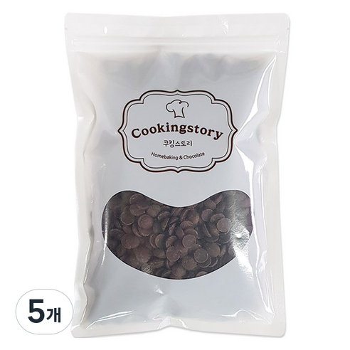 쿠킹스토리 칼리바우트 코코아매스, 100g, 5개