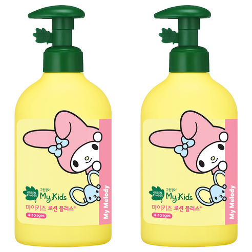 그린핑거 마이키즈 산리오 로션플러스, 320ml, 2개