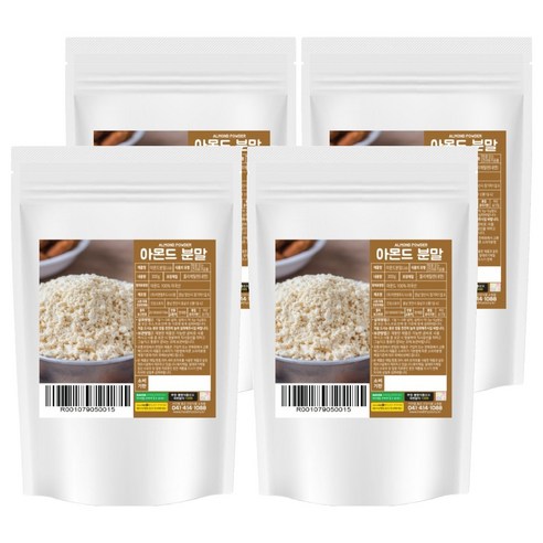 건강스토리 아몬드 가루, 300g, 4개